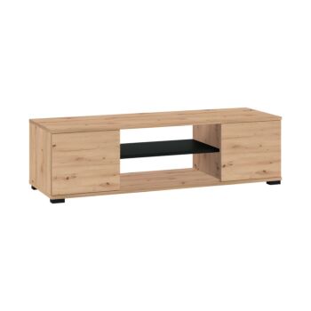 ΕΠΙΠΛΟ ΤΗΛΕΟΡΑΣΗΣ BOLOGNA ARTISAN OAK - ΜΑΥΡΟ 120*40*34 1