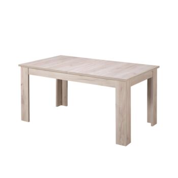 ΤΡΑΠΕΖΙ ΤΡΑΠΕΖΑΡΙΑΣ Oscar TS 160 GREY OAK 160,5x90x76,5εκ 1
