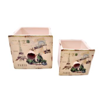 ΣΕΤ 2 ΚΕΡΑΜΙΚΑ ΚΑΣΠΩ FL47412Α PARIS ΜΠΕΖ 15x14 1