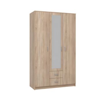 ΝΤΟΥΛΑΠΑ HANA 3K2FO SONOMA 120x52x205εκ 1