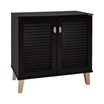 ΠΑΠΟΥΤΣΟΘΗΚΗ FP-01 WENGE ΜΕ 4 ΡΑΦΙΑ 75x36,8x74,5εκ 1