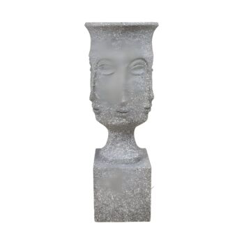 ΚΑΣΠΩ ΔΑΠΕΔΟΥ FL1996 "Face" ΓΚΡΙ ΧΡΩΜΑ 35x35x93εκ 1