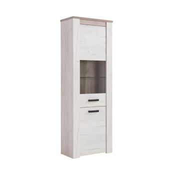 ΒΙΤΡΙΝΑ Kent VS GREY OAK-WHITE OAK 68x36x195εκ knt 1