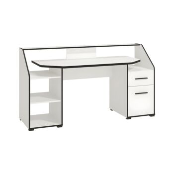 ΓΡΑΦΕΙΟ BLETCHLEY ΛΕΥΚΟ ΧΡΩΜΑ 170x65x92,5εκ 1