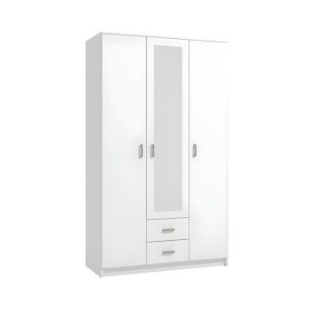 ΝΤΟΥΛΑΠΑ HANA 3K2FO ΛΕΥΚΗ 120x52x205εκ 1