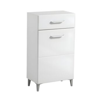 ΕΠΙΠΛΟ ΧΩΛ COMO 1K1F ΛΕΥΚΟ-ΛΕΥΚΗ ΛΑΚΑ 58x35x104,5εκ fxtr 1