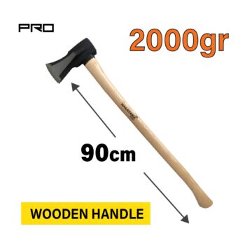 NAKAYAMA PRO SSF560 Τσεκούρι Σχισίματος Με Ξύλινη Λαβή 2Kg 90cm 1