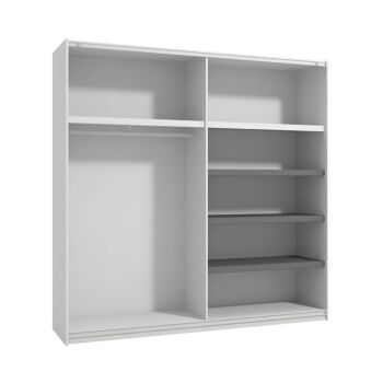 ΣΕΤ ΡΑΦΙΑ Pg3 - w220 ΓΚΡΙ ΓΡΑΦΙΤΗΣ ΧΡΩΜΑ 107x45x1,6εκ 1