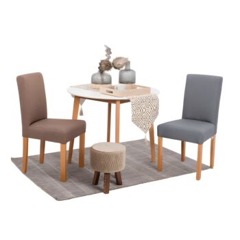 ΚΑΡΕΚΛΑ ΤΡΑΠΕΖΑΡΙΑΣ Τ-11 SAWANA ΓΚΡΙ / NATURAL 45x40x90εκ 1
