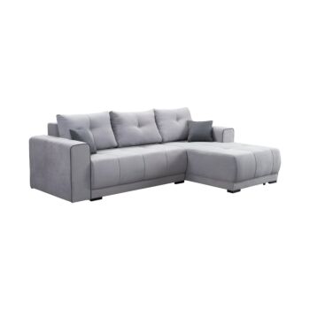 ΚΑΝΑΠΕΣ ΔΕΞΙΑ ΓΩΝΙΑ FIGO ΓΚΡΙ-ΣΚΟΥΡΟ ΓΚΡΙ 274x179x83εκ 1