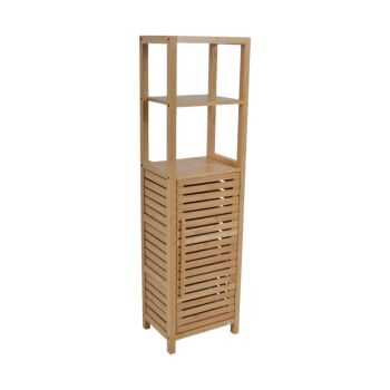ΝΤΟΥΛΑΠΙ ΜΕ ΡΑΦΙΑ ΑΠΟ ΞΥΛΟ ΜΠΑΜΠOΥ 33x25x120εκ. ANKOR 1