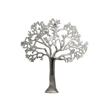 ΜΕΤΑΛΛΙΚΟ ΔΙΑΚΟΣΜΗΤΙΚΟ ΤΟΙΧΟΥ "TREE" ΑΣΗΜΙ ΝΙΚΕΛ 55x3x60εκ 1