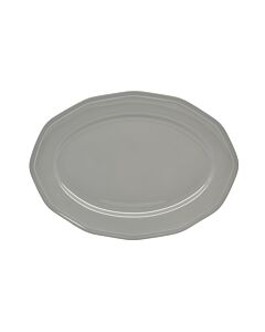ΠΙΑΤΕΛΑ ΟΒΑΛ PREMIUM CLASSIC ΠΟΡΣΕΛΑΝΙΝΗ ΓΚΡΙ 36cm