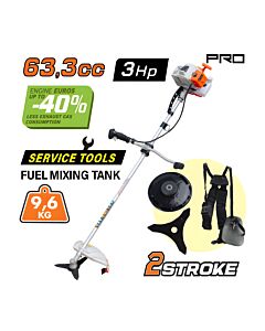 NAKAYAMA PRO PB7500 ΘΑΜΝΟΚΟΠΤΙΚΟ ΒΕΝΖΙΝΗΣ 63.3CC 3HP