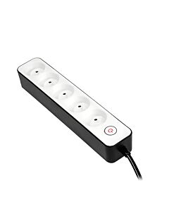 BORMANN BCR1012 ΠΟΛΥΜΠΡΙΖΟ 5 ΘΕΣΕΩΝ ΣΟΥΚΟ , ΜΕ ΔΙΑΚΟΠΤΗ 3x1.5mm