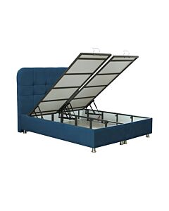 ΚΡΕΒΑΤΙ NATALIE ΠΕΤΡΟΛ ΜΕ ΑΠΟΘ ΧΩΡΟ ΓΙΑ ΣΤΡΩΜΑ 160x200cm 162x212x120cm