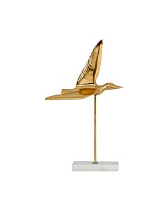 ΕΠΙΤΡΑΠΕΖΙΑ ΔΙΑΚΟΣΜΗΤΙΚΗ ΦΙΓΟΥΡΑ BIRD ΑΝΤΙΚΕ ΧΡΥΣΟ ΧΡΩΜΑ 20x9x36cm