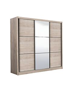 ΝΤΟΥΛΑΠΑ NAVARA ΜΕ ΚΑΘΡΕΦΤΗ 245 OG GREY OAK 242x60x215,5cm