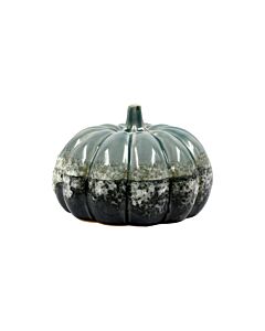 ΚΕΡΑΜΙΚΟ ΔΙΑΚΟΣΜΗΤΙΚΟ PUMPKIN ΠΡΑΣΙΝΟ-ΓΚΡΙ ΧΡΩΜΑ 15x10cm