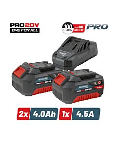 BORMANN PRO BBP9944 STARTER KIT ΜΠΑΤΑΡΙΕΣ .0Ah & ΦΟΡΤΙΣΤΗΣ 4.5Α 2x4