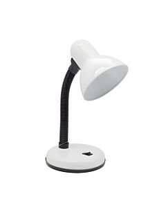ΦΩΤΙΣΤΙΚΟ ΓΡΑΦΕΙΟΥ ΜΕΤΑΛΛΙΚΟ ΑΣΠΡΟ (E27-40W) 30cm