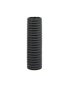 ΚΕΡΑΜΙΚΟ ΒΑΖΟ 22022 ΜΑΥΡΟ-ΜΠΛΕ ΧΡΩΜΑ 12x12x42cm
