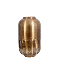 ΜΕΤΑΛΛΙΚΟ ΒΑΖΟ FL25049 ΜΠΡΟΝΖΕ ΧΡΩΜΑ 18x30cm