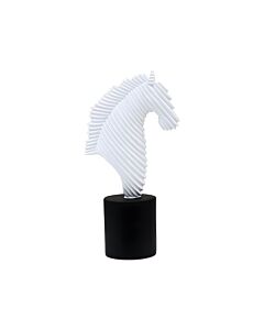 ΕΠΙΤΡΑΠΕΖΙΑ ΔΙΑΚΟΣΜΗΤΙΚΗ ΦΙΓΟΥΡΑ HORSE FL7245 ΛΕΥΚΟ ΧΡΩΜΑ 14x7x25cm