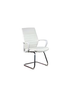 ΚΑΡΕΚΛΑ ΕΠΙΣΚΕΠΤΗ 5568V ΛΕΥΚΟ ΤΕΧΝΟΔΕΡΜΑ 57x60x95cm