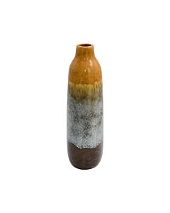 ΚΕΡΑΜΙΚΟ ΒΑΖΟ FL1829 ΚΑΦΕ-ΜΠΕΖ ΧΡΩΜΑ 13x41cm