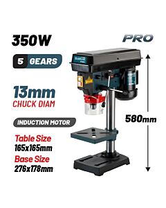 BORMANN PRO BKD1355 ΚΟΛΩΝΑΤΟ ΔΡΑΠΑΝΟ 350W ΠΑΓΚΟΥ ΜΕ ΛΕΙΖΕΡ, H580MM 13mm