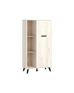 ΒΙΤΡΙΝΑ UMBRIA POP WHITE OAK - GREY OAK F L D 67,5x33x130,5cm