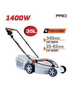 NAKAYAMA EM3410 ΧΛΟΟΚΟΠΤΙΚΗ ΗΛΕΚΤΡΙΚΗ 1400W, ΚΟΠΗ , ΚΑΔΟΣ 35L, ΚΕΝΤΡΙΚΗ ΡΥΘΜΙΣΗ 3 ΘΕΣΕΩΝ (25-65mm 34cm
