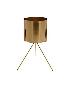 ΜΕΤΑΛΛΙΚΟ ΚΗΡΟΠΗΓΙΟ FL8371 ΜΠΡΟΝΖΕ ΧΡΩΜΑ 12x12x28cm