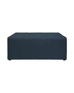 ΤΑΜΠΟΥΡΕ NEW OTTOMAN ΜΠΛΕ 100x50x40cm