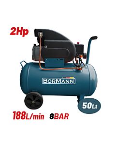 BORMANN BAT5012 ΑΕΡΟΣΥΜΠΙΕΣΤΗΣ ΜΟΝΟΜΠΛΟΚ,2HP,50L,188L/MIN