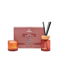 ΣΕΤ ΑΡΩΜΑΤΙΚΟ ΔΩΡΟΥ APPLE WHITE MUSK FL25161 (ΔΙΑΧΥΤΗΣ + ΚΕΡΙ 150G) 150ml