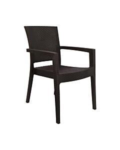 ΚΑΡΕΚΛΑ ΕΞΟΧΗΣ GALA ΚΑΦΕ ΧΡΩΜΑ 58x57x88cm