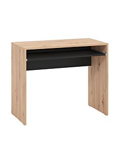 ΓΡΑΦΕΙΟ PARIS ARTISAN OAK-ΜΑΥΡΟ PRS 90x45x74cm