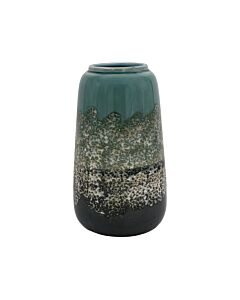 ΚΕΡΑΜΙΚΟ ΒΑΖΟ FL2361 ΠΡΑΣΙΝΟ-ΓΚΡΙ ΧΡΩΜΑ 19x32cm