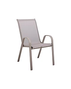 ΠΟΛΥΘΡΟΝΑ ΚΗΠΟΥ FL5001 ΧΡΩΜΑ ΜΠΕΖ ΜΕ ΓΚΡΙ TEXTILENE 72x55x92cm
