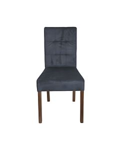 ΚΑΡΕΚΛΑ ΤΡΑΠΕΖΑΡΙΑΣ Τ-12 DOMENIC ΓΚΡΙ ΥΦΑΣΜΑ GREY OAK ΠΟΔΙΑ 45x45x90cm