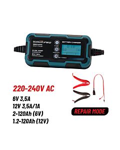 BORMANN PRO BBC4010 ΦΟΡΤΙΣΤΗΣ-ΣΥΝΤΗΡΗΤΗΣ ΜΠΑΤΑΡΙΑΣ ΑΥΤΟΚΙΝΗΤΟΥ 6/12V - 3.5A
