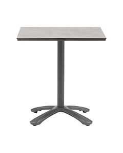 ΤΕΤΡΑΓΩΝΟ ΤΡΑΠΕΖΙ HPL ΚΗΠΟΥ ZENO ΓΚΡI ΧΡΩΜΑ 70x70x72cm