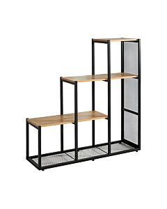 ΒΙΒΛΙΟΘΗΚΗ-ΡΑΦΙΕΡΑ ΜΕΤΑΛΛΙΚΗ EDGE 2276 SONOMA-ARTISAN ΧΡΩΜΑ 106x33x112cm