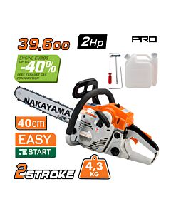 NAKAYAMA PRO PC4100 ΑΛΥΣΟΠΡΙΟΝΟ ΒΕΝΖΙΝΗΣ 2HP,39,6CC, ΛΑΜΑ , 3/8LP 1,3mm 56LINKS 40cm