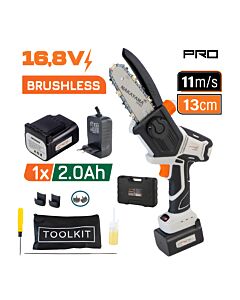 NAKAYAMA PRO EC1500 ΚΛΑΔΕΥΤΙΚΟ ΑΛΥΣΟΠΡΙΟΝΟ ΜΠΑΤΑΡΙΑΣ 16.8V, BRUSHLESS, LI-ION, ΛΑΜΑ , 880gr