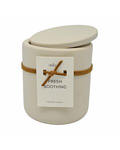 ΑΡΩΜΑΤΙΚΟ ΚΕΡΙ FRESH SOOTHING ΣΕ ΤΣΙΜΕΝΤΕΝΙΟ ΔΟΧΕΙΟ ΜΕ ΚΑΠΑΚΙ 8,8x8,8x10cm