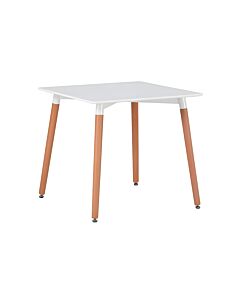 ΤΡΑΠΕΖΙ ΤΡΑΠΕΖΑΡΙΑΣ 901-3 ΛΕΥΚΟ ΧΡΩΜΑ 80x80x75cm