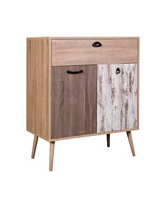 ΠΑΠΟΥΤΣΟΘΗΚΗ LOUNGE SONOMA OAK 78x37x92cm